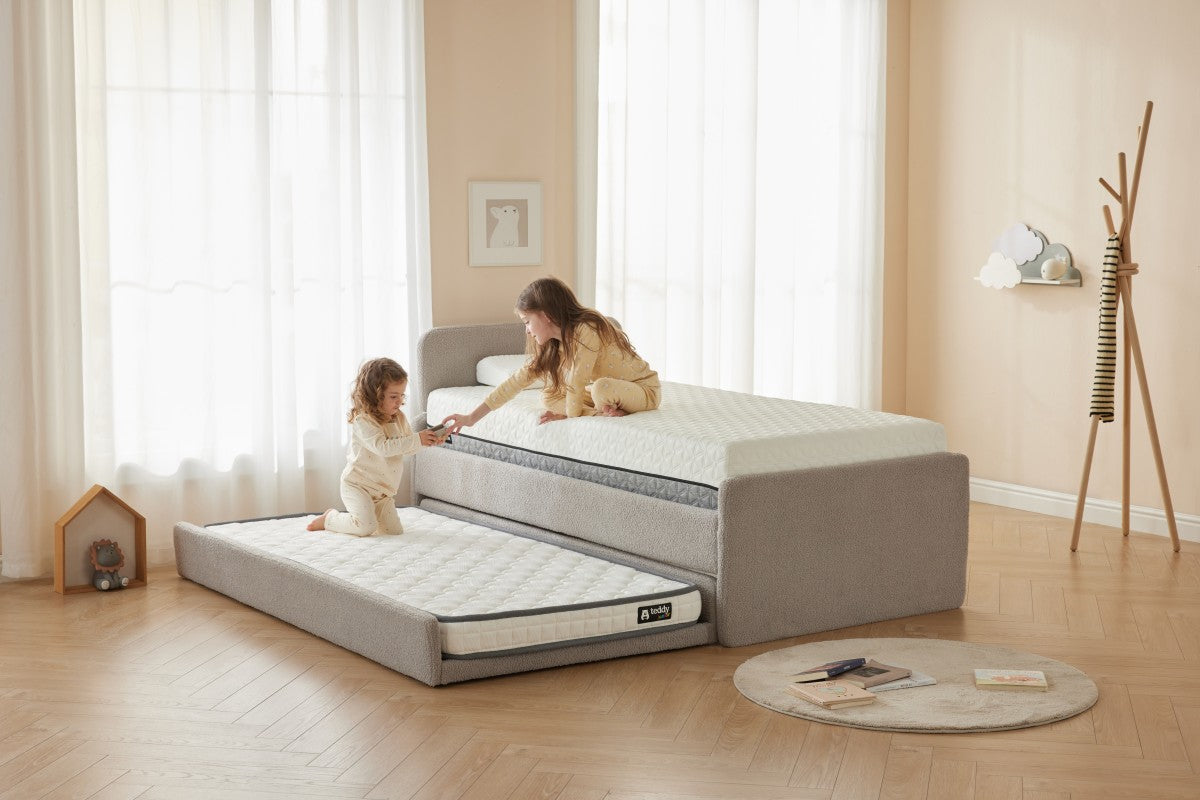 Teddy Trundle & Mattress Bundle