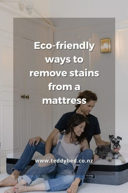 Eco-friendly ways to remove stains from a mattress